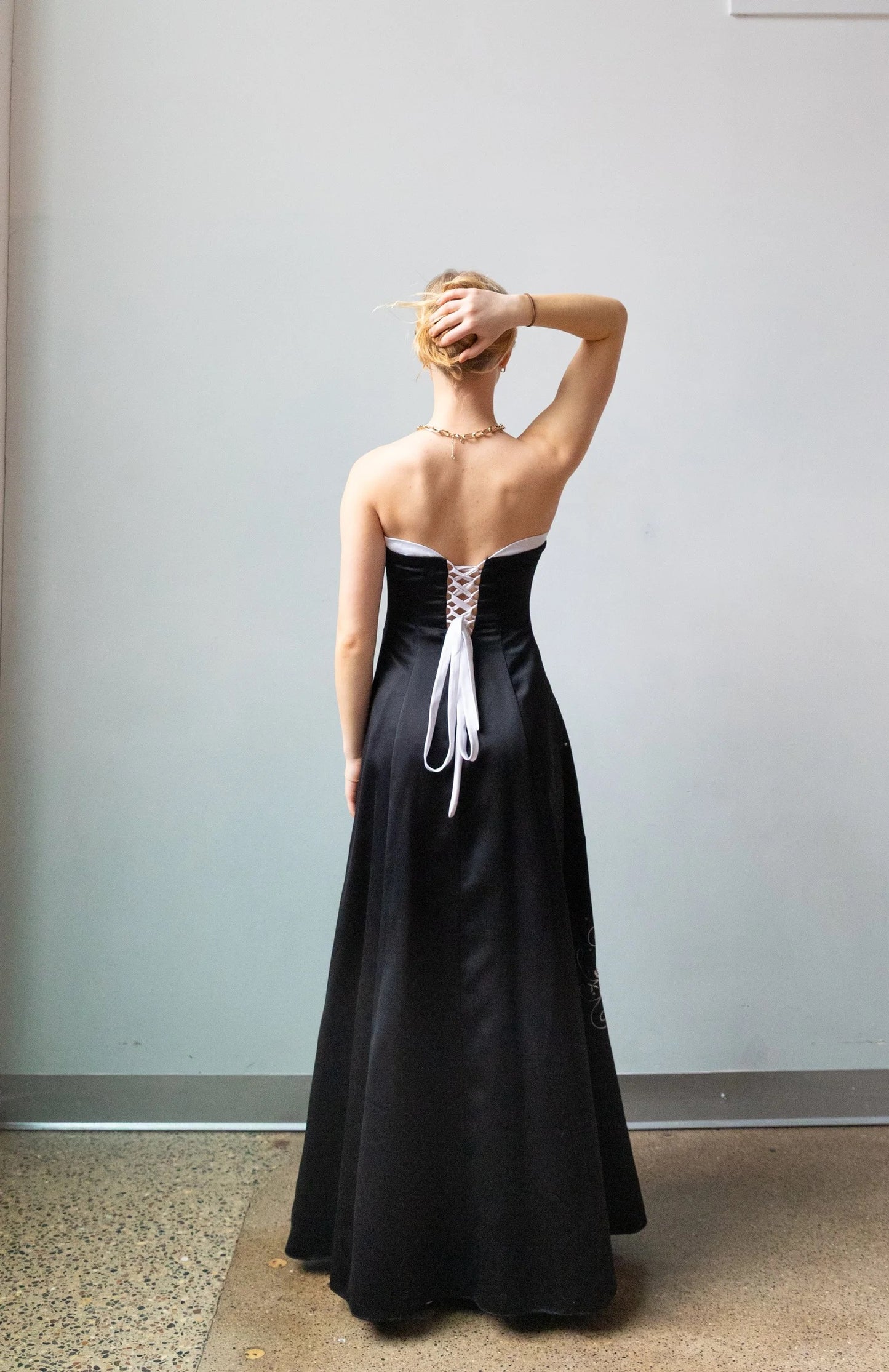 Celeste Noir Corset Dress