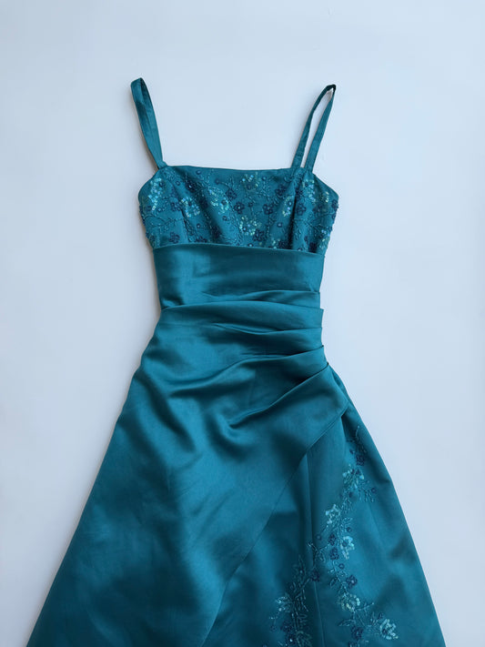Sapphire Sea Bloom Dress