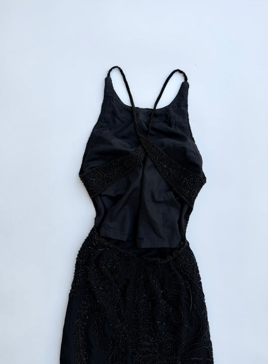 Noctelle Vintage Noir Dress