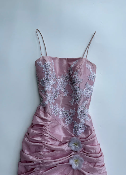 Rosé Fleur Dress