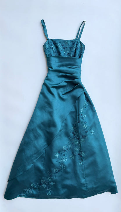 Sapphire Sea Bloom Dress