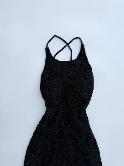 Noctelle Vintage Noir Dress