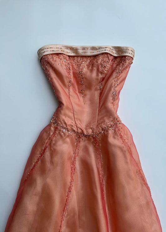 The Peach Étoile Couture Gown