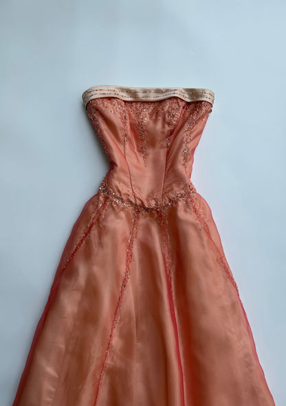 The Peach Étoile Couture Gown