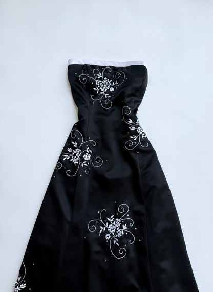 Celeste Noir Corset Dress