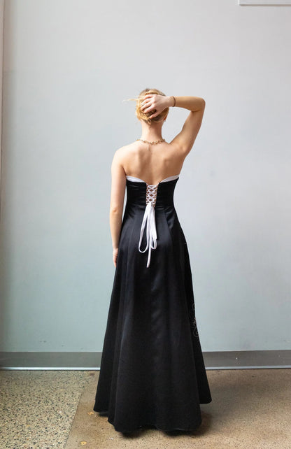 Celeste Noir Corset Dress