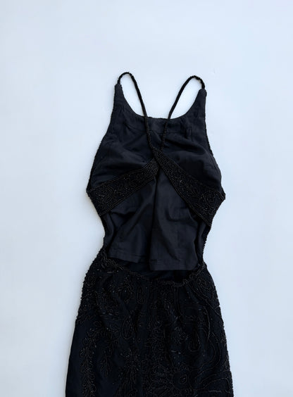 Noctelle Vintage Noir Dress