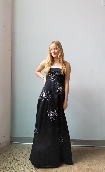 Celeste Noir Corset Dress