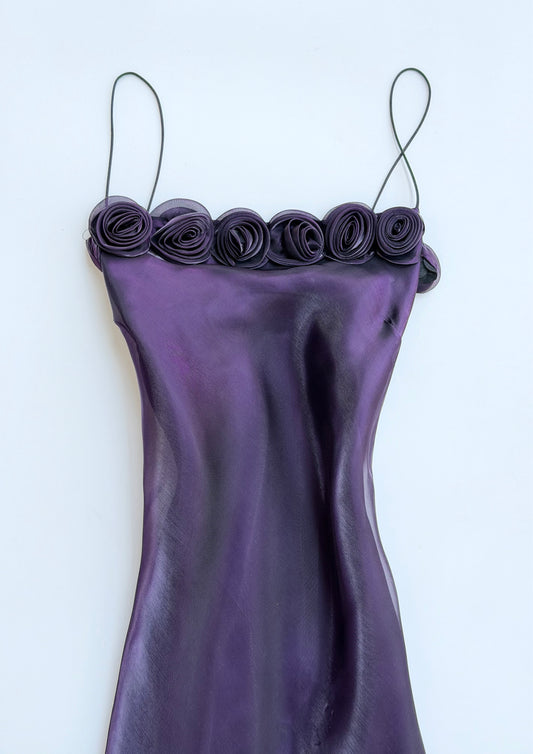 Nocturne Organza Rosette Dress