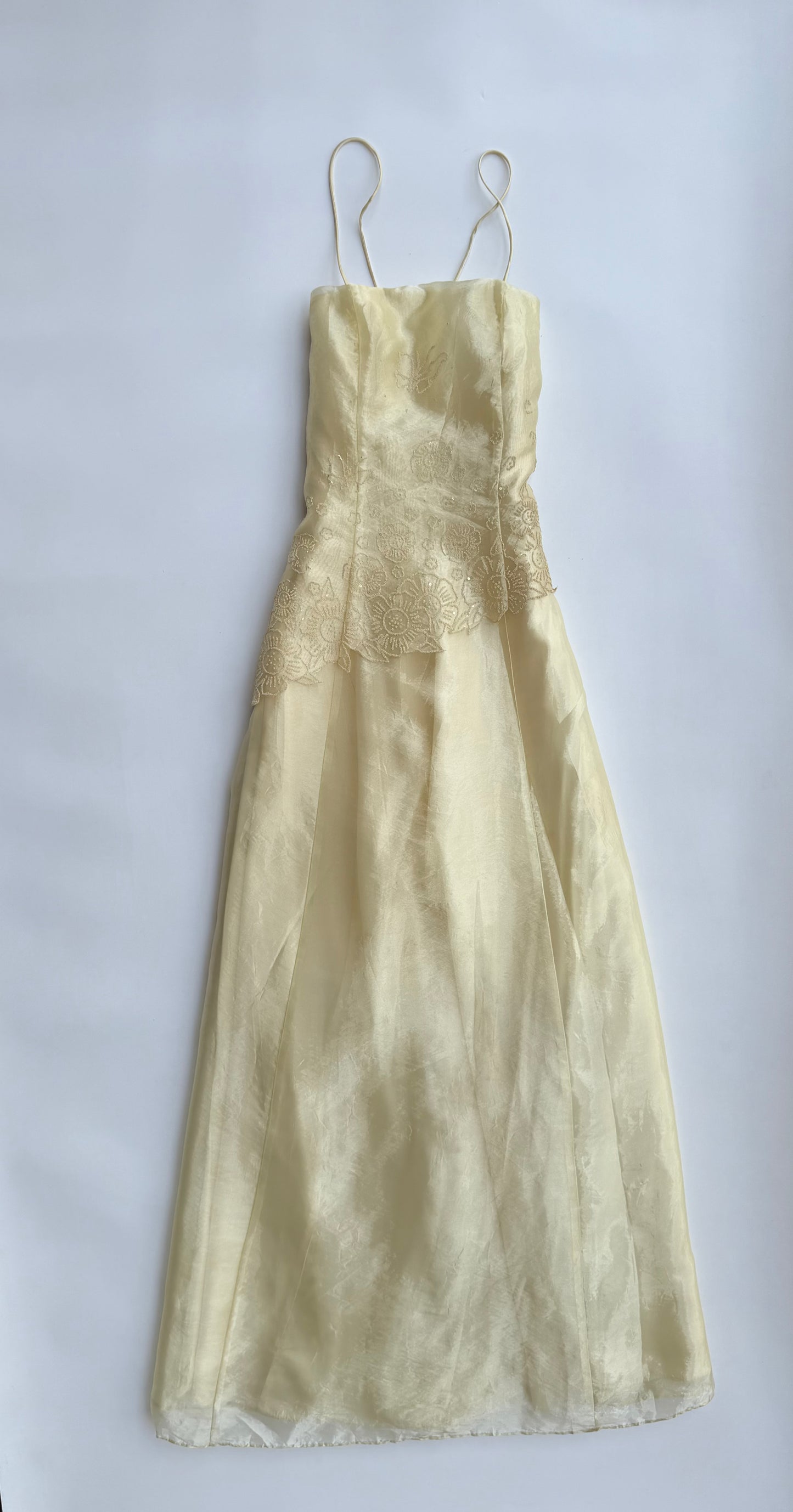 Crema Mariposa Dress