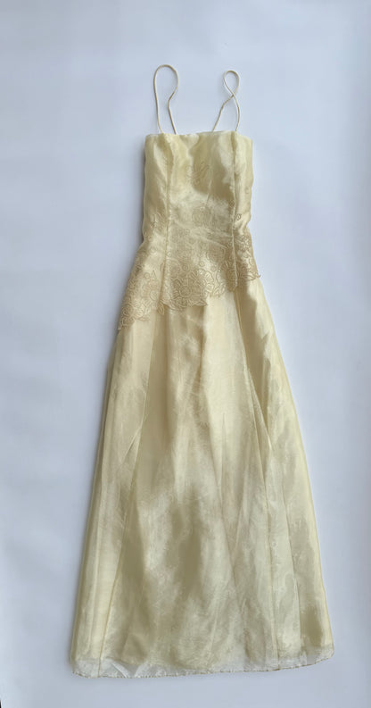 Crema Mariposa Dress