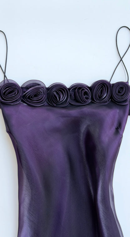 Nocturne Organza Rosette Dress