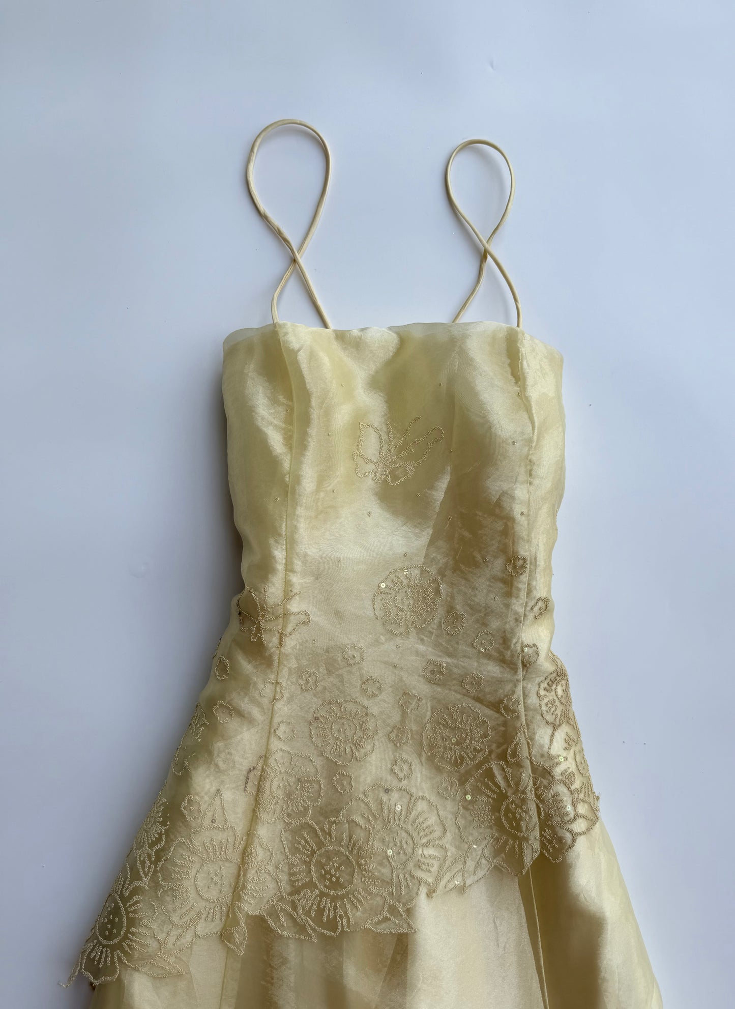 Crema Mariposa Dress