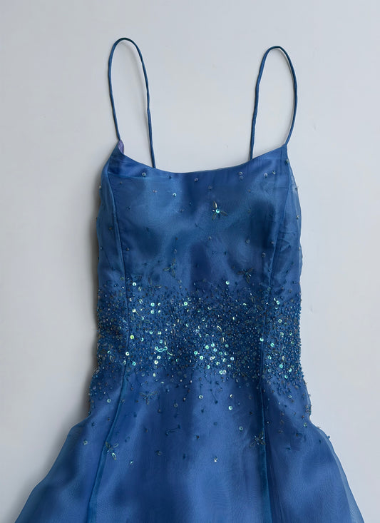 Azure Éclat Dress