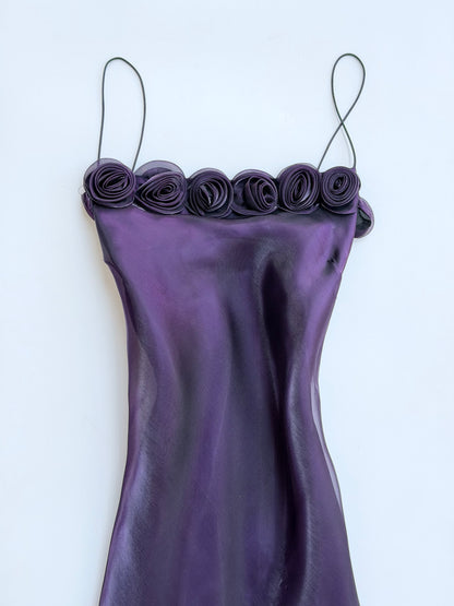 Nocturne Organza Rosette Dress