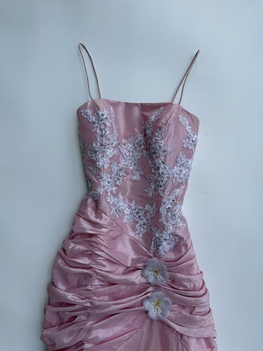 Rosé Fleur Dress