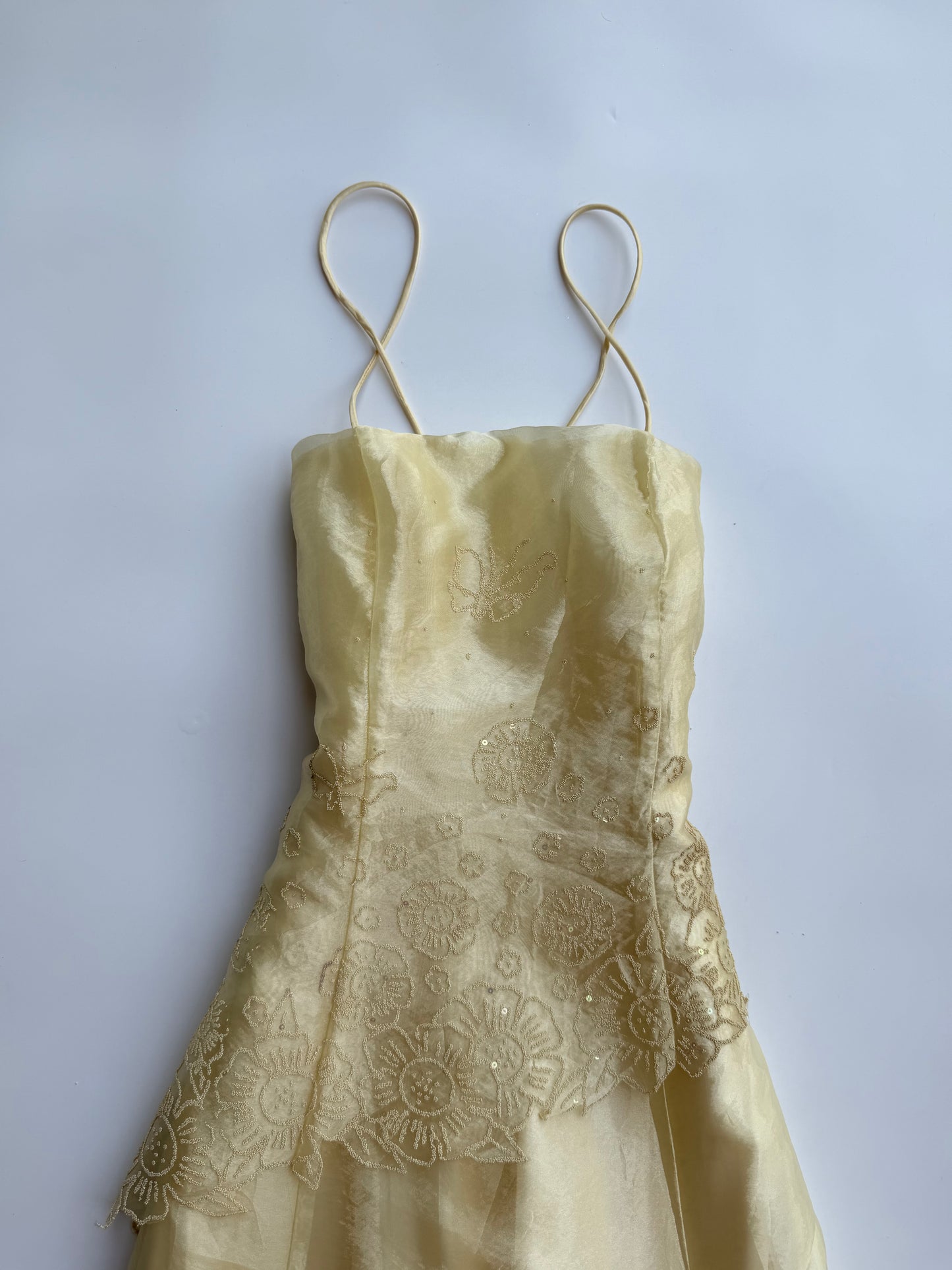 Crema Mariposa Dress