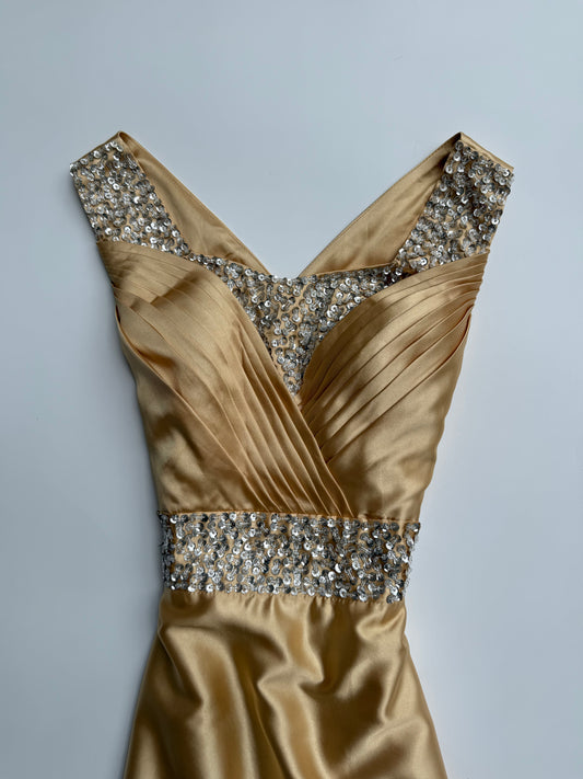 Golden Étoile Dress