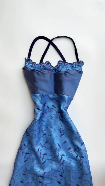 Sapphire Ripple Dress