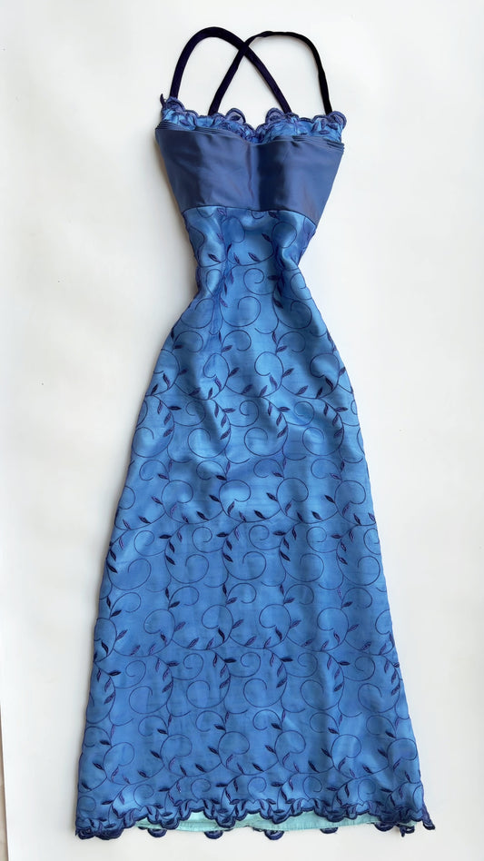 Sapphire Ripple Dress