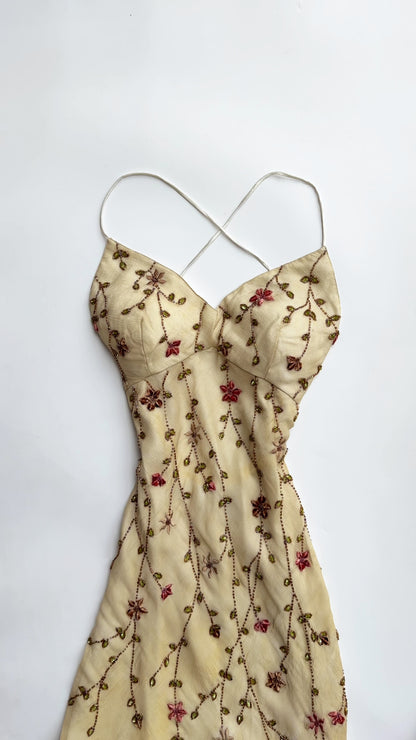 Opaline Silk Dress