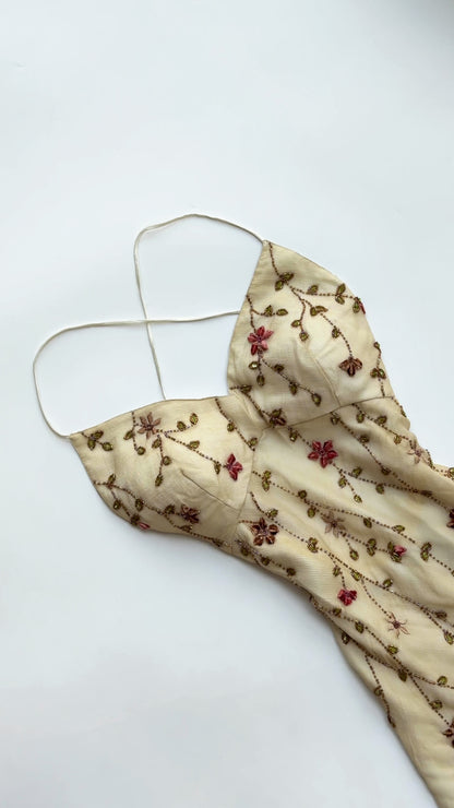 Opaline Silk Dress