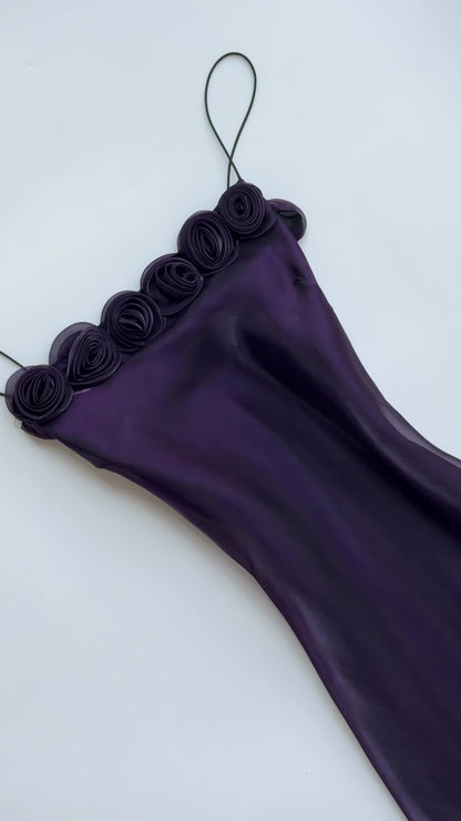 Nocturne Organza Rosette Dress